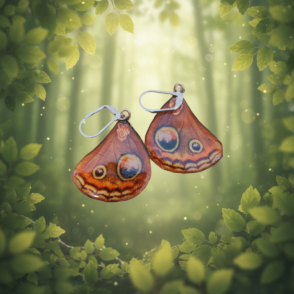 Forest fairy wing earrings