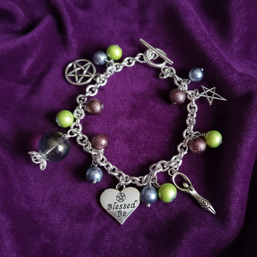 Blessed Be charm bracelet