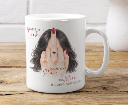 Made you Look Mug Black Hair